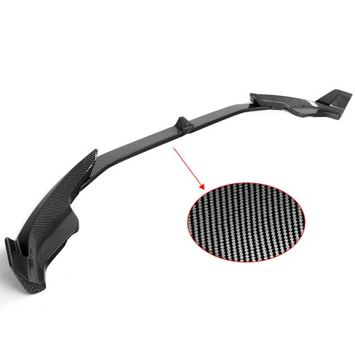 Carbon Fiber Look Fit For BMW X1 U11 M Sport 2023-2024 Front Bumper Splitter Lip - Picture 9 of 16