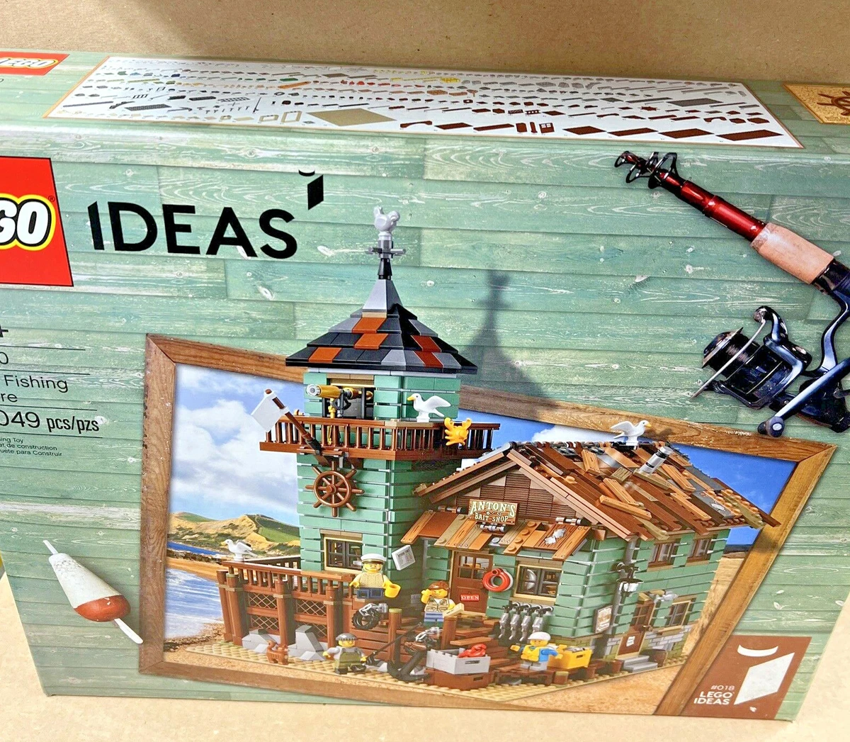 Lego 21310 Ideas Old Fishing Store - Seaside Building - Dock - New, Sealed
