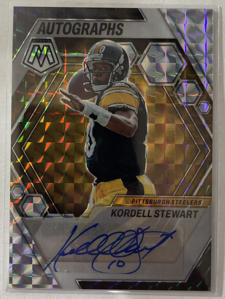 『新品』コーデル・スチュワート　STEWART(ピッツバーグ・スティーラーズ) 2023 MOSAIC KORDELL STEWART AUTO PITTSBURGH STEELERS | eBay