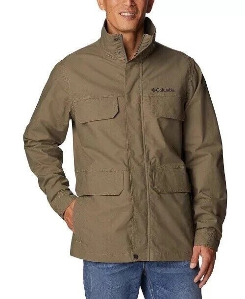 Columbia L28304 Men's Green Stone Sage Lake Lightweight Stretch Jacket Size M