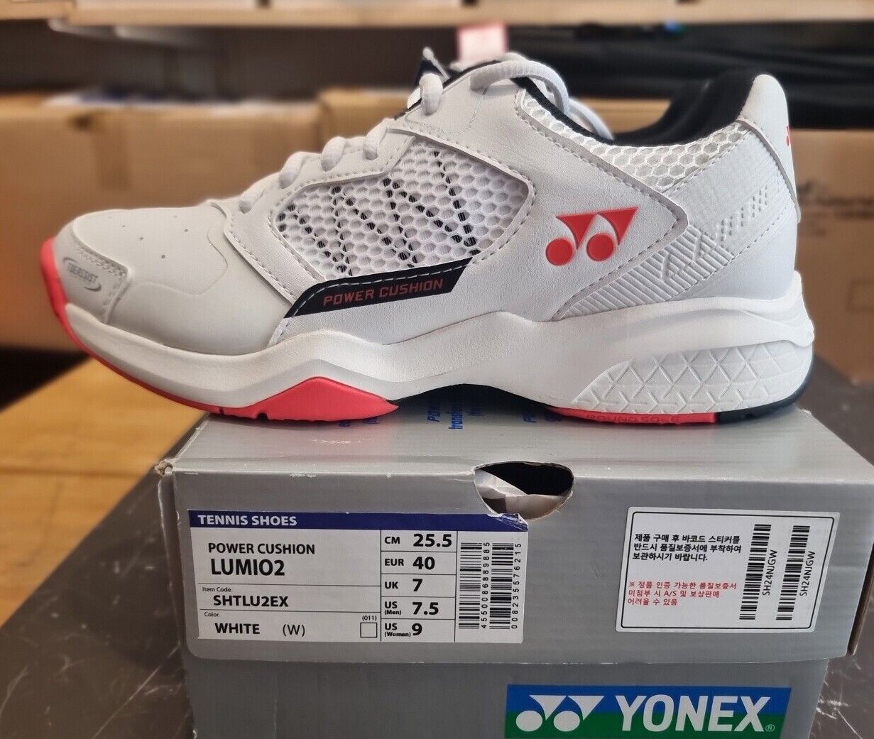 Теннисные туфли унисекс Yonex Power Cushion LUMIO 2 для всех кортов US75255 SHTLU2EX 19890₽