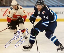 Jansen Harkins Signed 8x10 Photo! Winnipeg Jets! Local BC Kid!