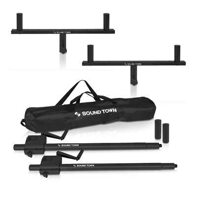 #ad Sound Town 2 Pack Dual Speaker Pole Mount Set M20 amp; 35mm Adapters STSDS 56CUD2 $167.44
