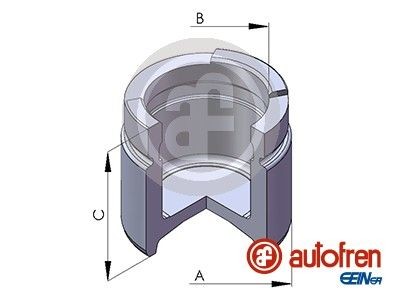 Autofren Seinsa Kolben, Bremssattel D02571 FüR Opel Rover Honda Suzuki Daewoo-image