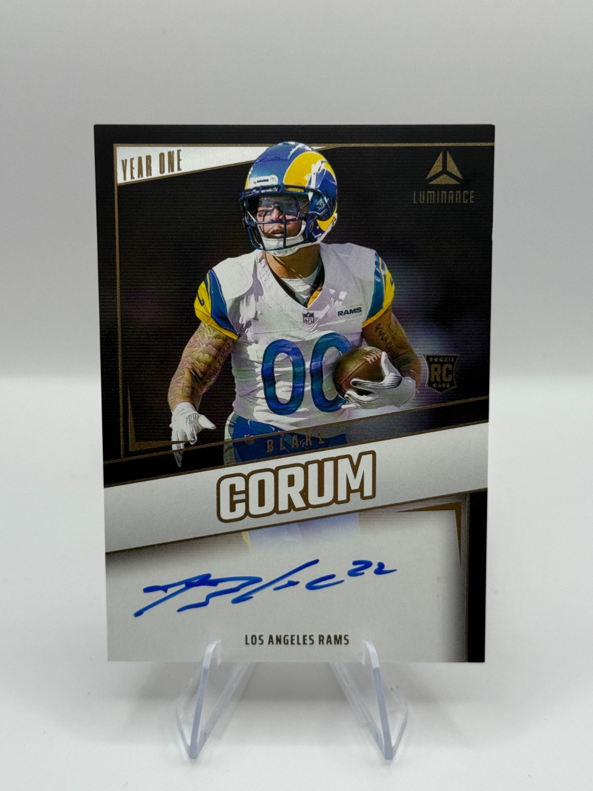2024 Panini Luminance - Blake Corum Year One Rookie Auto (RC) Los Angeles Rams