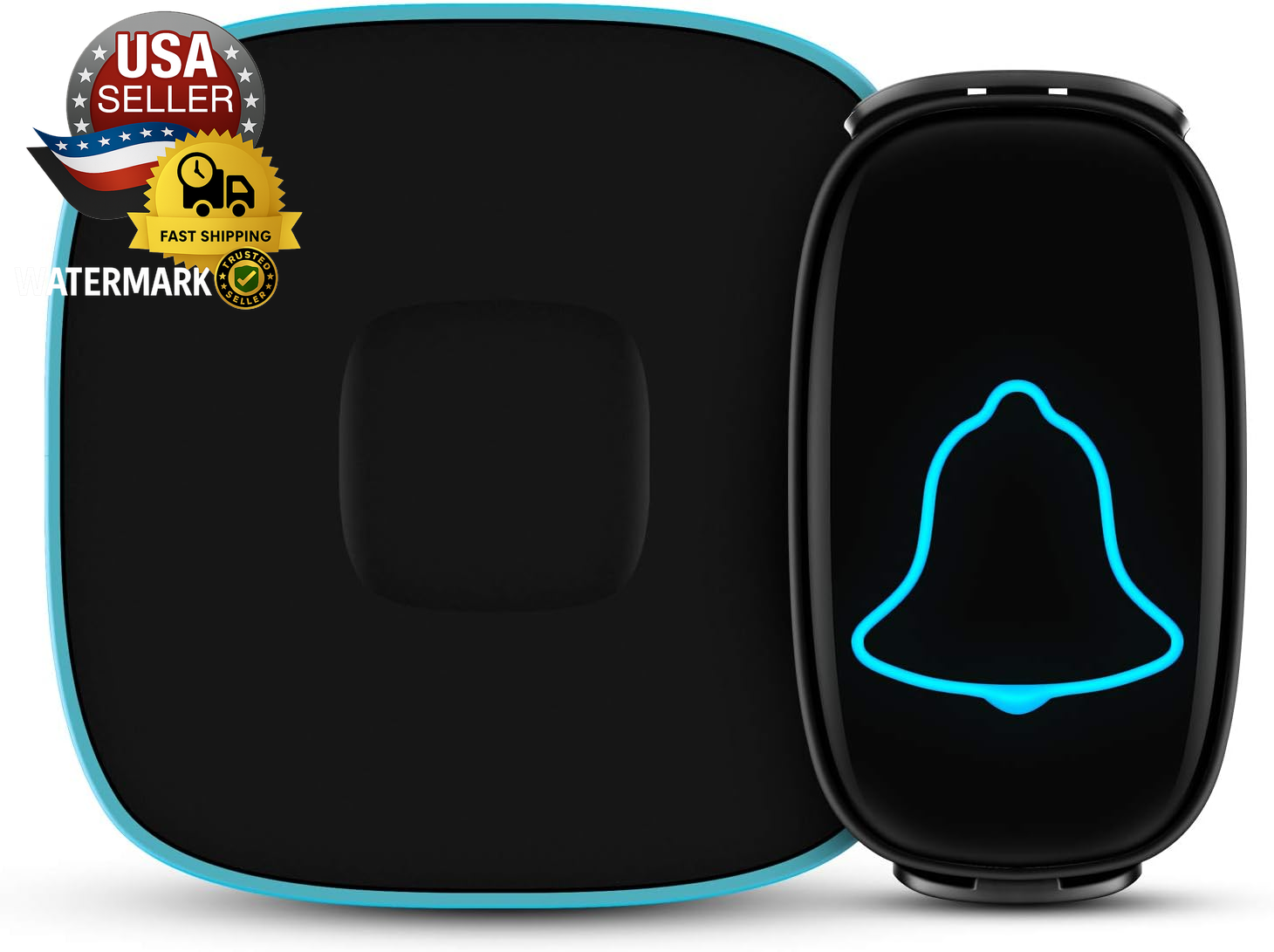 Wireless Waterproof Doorbell with 1000Ft Range and Easy Installation-image