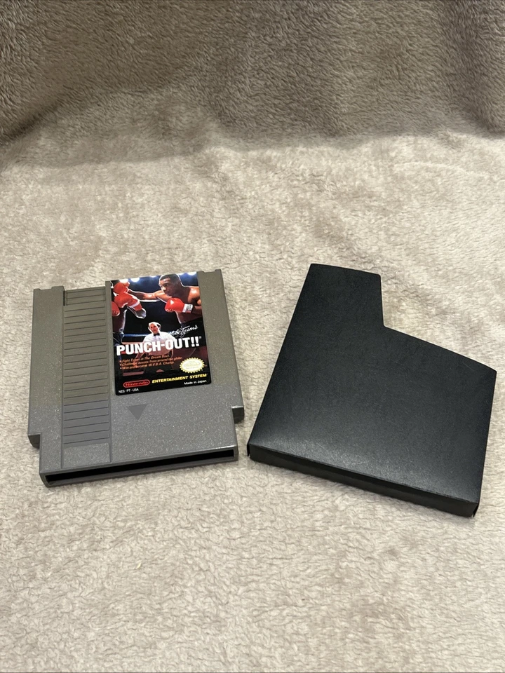 Vintage Nintendo NES Mike Tyson Punch-Out 1985 Cart Only (Tested Working) PT-USA - Image 3 of 4