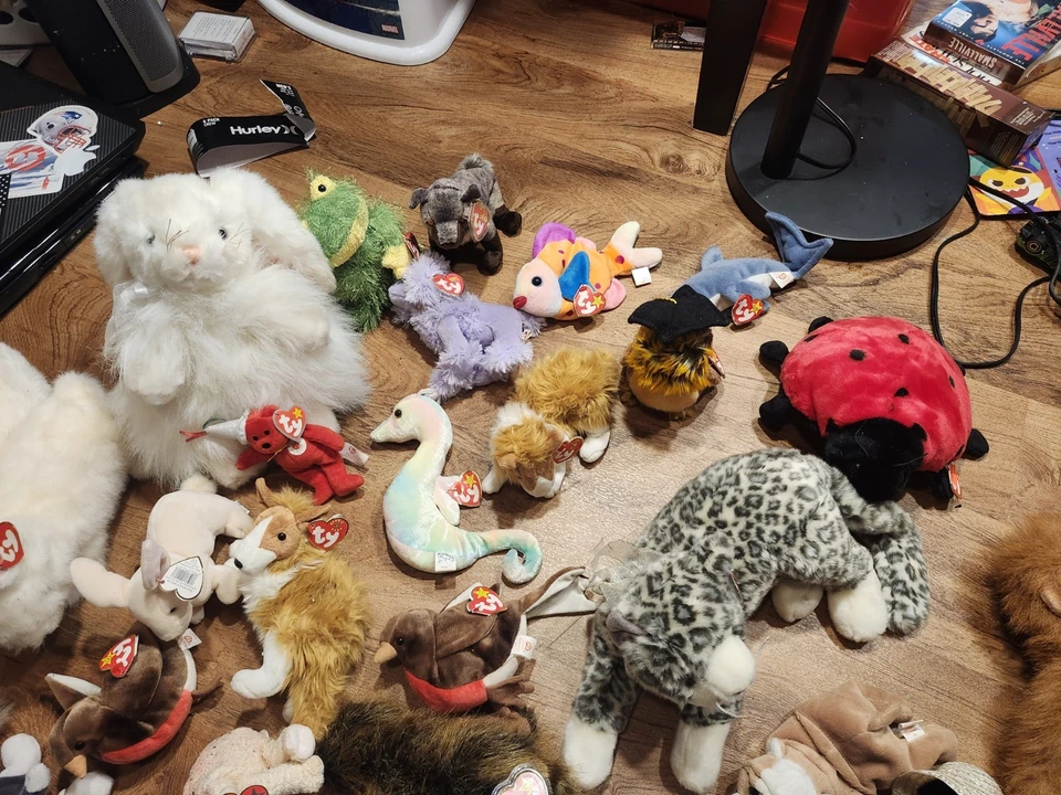 Ty Beanie Babies Lot Of 55 All have tags HUGE BUNDLE ! large beanies rare - Image 4 of 4
