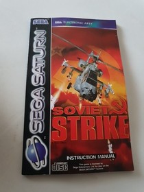 Soviet Strike Sega Saturn Complete With The Manual Big Box