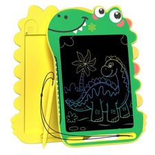 BKM LCD Writing Tablet for Kids, Educational Toddler Toys, 9"W x 8.5"H, Green
