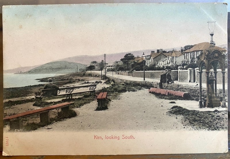 Vintage Scottish Postcard KIRN Looking South Argyllshire Scotland UK Stengel