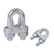 1/8" (3 mm) Wire Rope Clip/Clamp (0 Clips) by ContractorsX