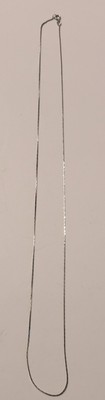 Vintage Sterling Silver Chain Necklace 24'' STB Makers Mark