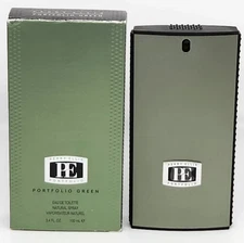 PORTFOLIO GREEN BY PERRY ELLIS 3.4 OZ EAU DE TOILETTE SPRAY (NO CELLOPHANE) MEN