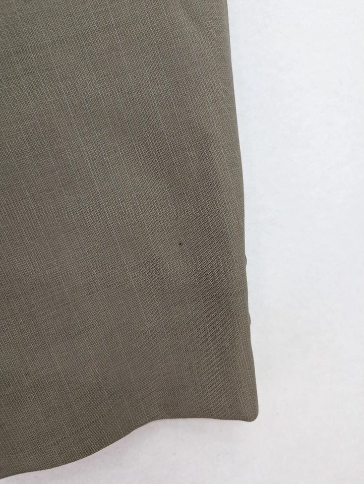 Traje Jones New York Para Hombre Talla 42R Beige Lana Plisado Delantero Pantalones Talla 36x30 DEFECTUOSO Foto 3 de 4