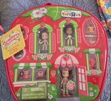 Strawberry Shortcake Toys R Us - Carry Case Dolls Accessories sealed, new nrfp