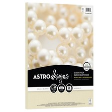 Neenah Astrodesigns 65lb Metallic Cardstock 8.5"X11" 50/Pkg-Champagne Pearl
