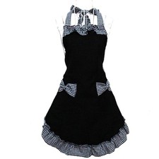 Hyzrz Cute Retro Lovely Vintage Ladies Kitchen Flirty Vintage Aprons for Wome...