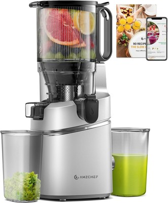 AMZCHEF Automatische - Kalt - Presse - Entsafter - Maschinen 250W Frei Ihre Hände - 135M