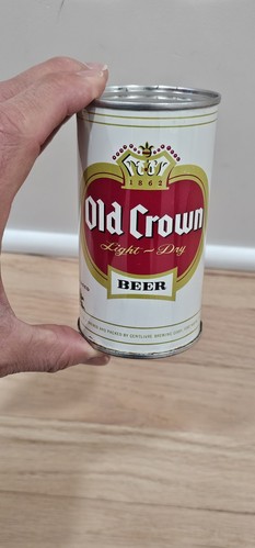 OLD CROWN LIGHT DRY FLAT TOP BEER CAN~CENTLIVRE BRG., FT WAYNE,IND. - Imagen 3 de 6