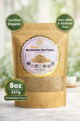 Cure wid PURE Marshmallow Root Powder 8oz (227g)   Certified Organic   Althaea o