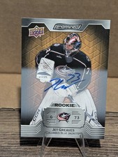2023-24 UPPER DECK ENGRAINED JET GREAVES #125 ROOKIE OAK AUTOGRAPH AUTO