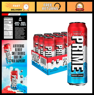 Sugar Free Energy Drink - 200mg Caffeine, 355mg Electrolytes, Low Cal, Vegan - 1