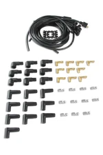 ACCEL 4041K Spark Plug Wire Set- 8mm - Black Wire with Black 90 Degree Boots