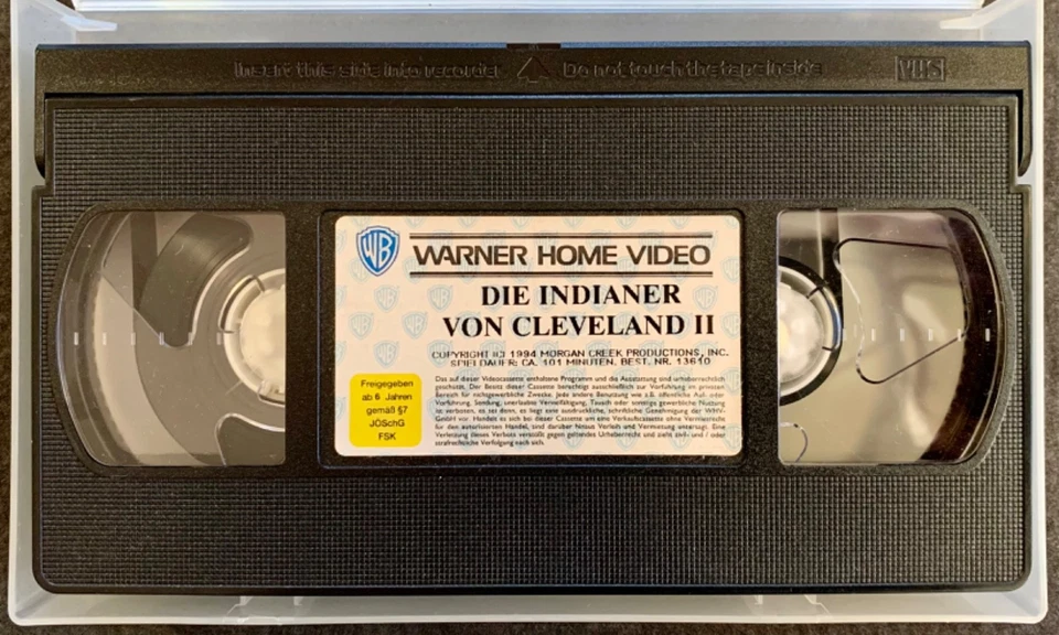 (っ'-')╮=͟͟͞͞🏀 Die Indianer von Cleveland 2 📼VHS-ERSTAUFLAGE⚾️🧢🏏Charlie Sheen - Bild 4 von 4