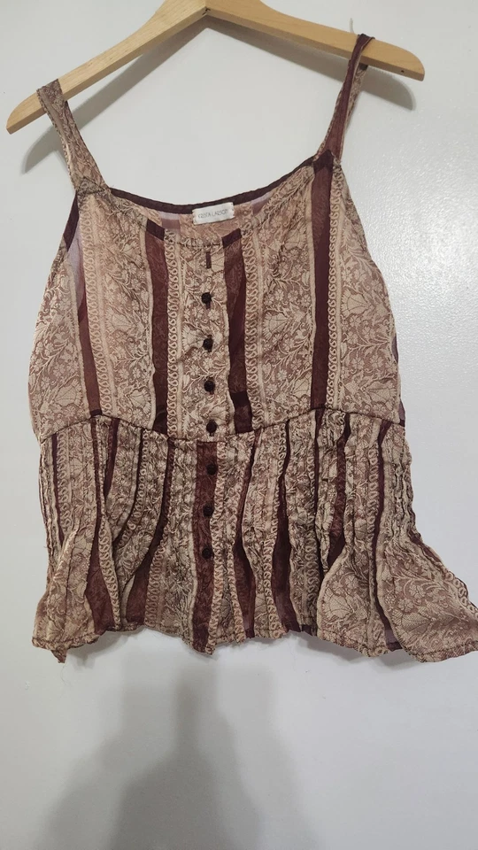 Забор для пикета Krista Larson Cami 100% шелк жаккардовый винный цвет - Изображение 2 из 4