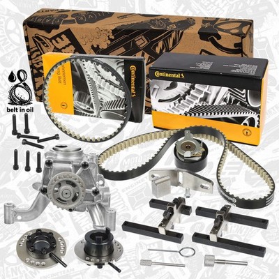ET Ölpumpe + 2x Zahnriemen CONTI, FORD 1,0EcoBoost M2GA mit Werkzeug