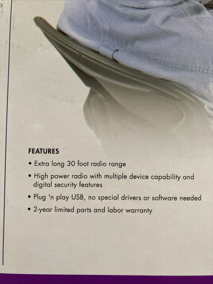 Gyration Ultra GT Cordless 30 Ft Wireless Optical Air Mouse and Keyboard Rare - Image 4 of 4