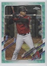 2021 Topps Chrome Aqua Wave Refractor 136/199 Eduardo Escobar #73 0bk2