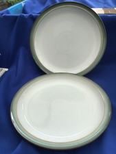 Denby Regency Green 2 x DINNER PLATES  26.5 cm.