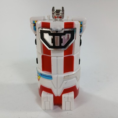 Vintage Robot Figure, Transformers Knock Off, Select KO, Megazord White Red