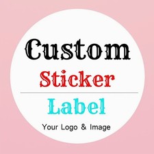 Custom Stickers Personalize Your Logo Waterproof Labels Decals
