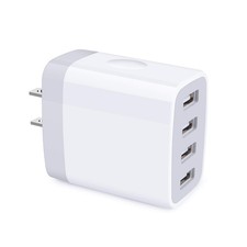 iPhone 17 Charger Box Fast Charging 4.8A Multi Port USB Charger Wall Plug Pow...
