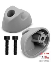 2 Pcs Sun Visor Clip Fit for Kenworth Peterbilt Interior, Bone, Sunvisor Clip,
