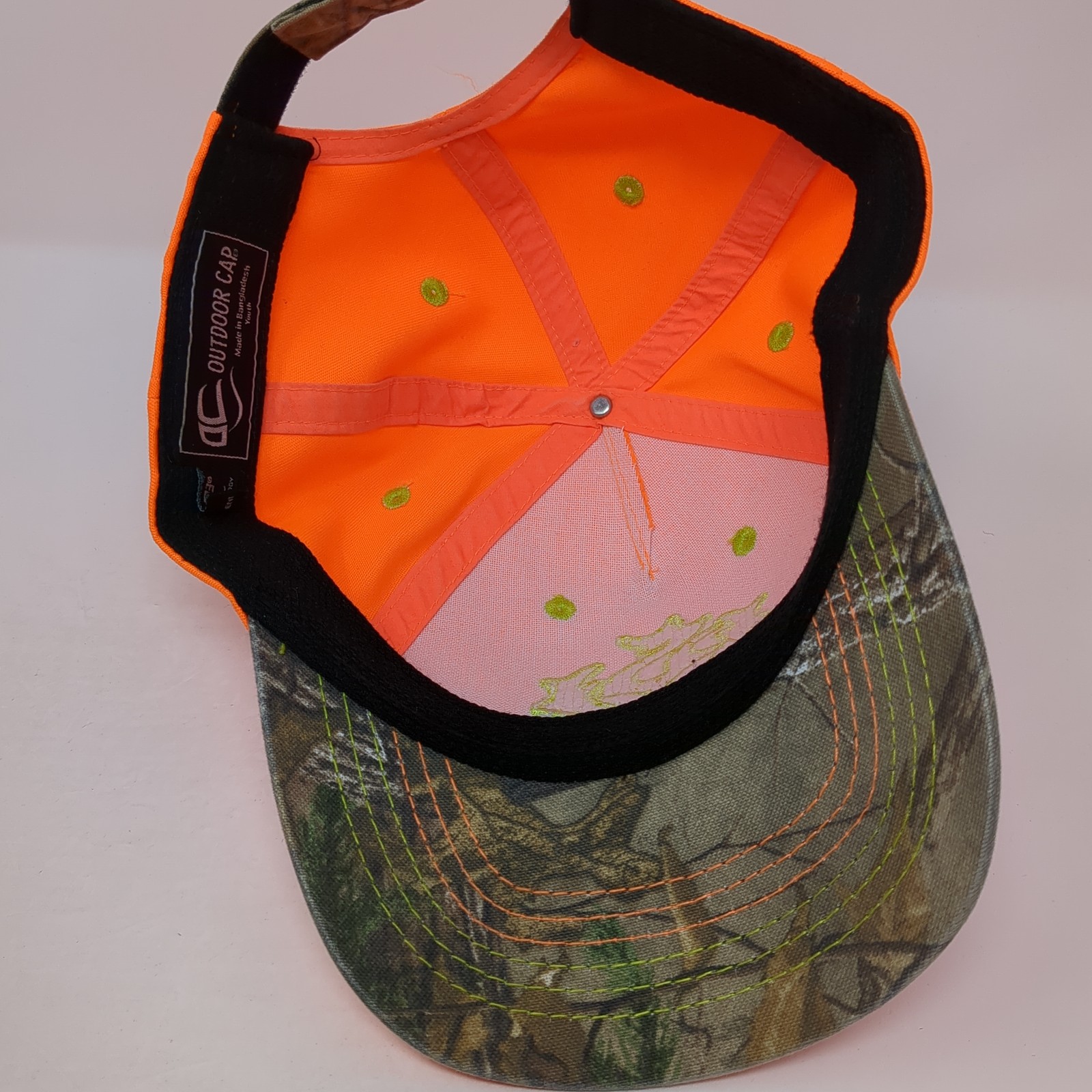 Smith & Wesson Strapback Baseball Cap Orange One … - image 7