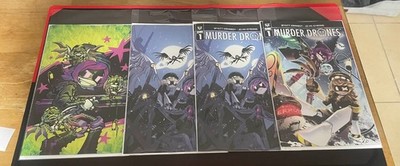 Murder Drones #1 A/B Set + 1:10 & 1:20 Incentive Variants   Complete Lot