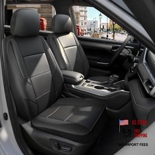 Black Truck Seat Covers For Dodge Ram 1500 2500 Front Seat - Classic Style