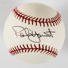 Robin Yount Signed Baseball Brewers – COA JSA