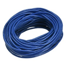 11 Yards 2mm Round Leather Cord Lacing String for DIY Crafts Sapphire
