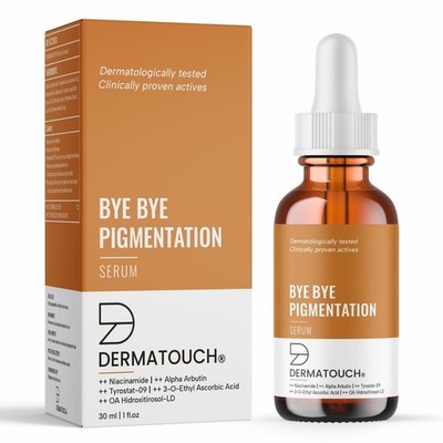 DERMATOUCH Bye Bye Pigment Serum 30ml für Pigmentierung dunkle Flecken Unrein...