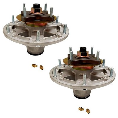 2PK Spindle Assembly Mower Deck Blade Fits John Deere TCA24881 TCA51058