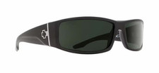 AUTHENTIC SPY SUNGLASSES COOPER GLOSSY BLACK/DARK GREY POLARIZED LENS