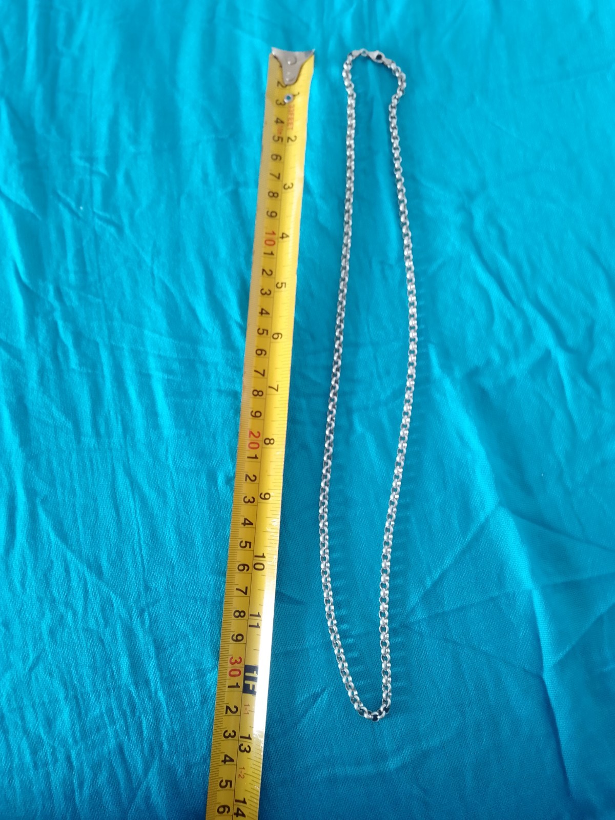 🩶 Mens 925 Solid sterling silver  60cm necklace … - image 4