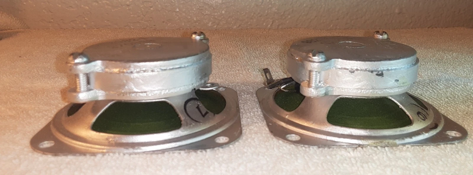 4 Vintage 2 3/4" Audio  Speakers/ Manufacturer Quam-Nichols? image 11
