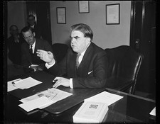 Photo:John L. Lewis 1935 Labor Leader Meeting Conference Room