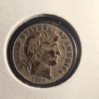 1910 P Barber Dime. 90 % Silver